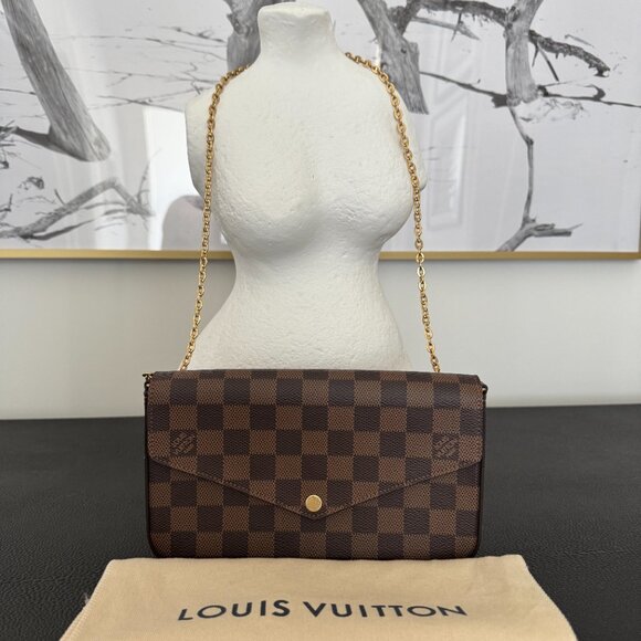 NEW Louis Vuitton Pouchette Felicie Shoulder Bag - Picture 1 of 15